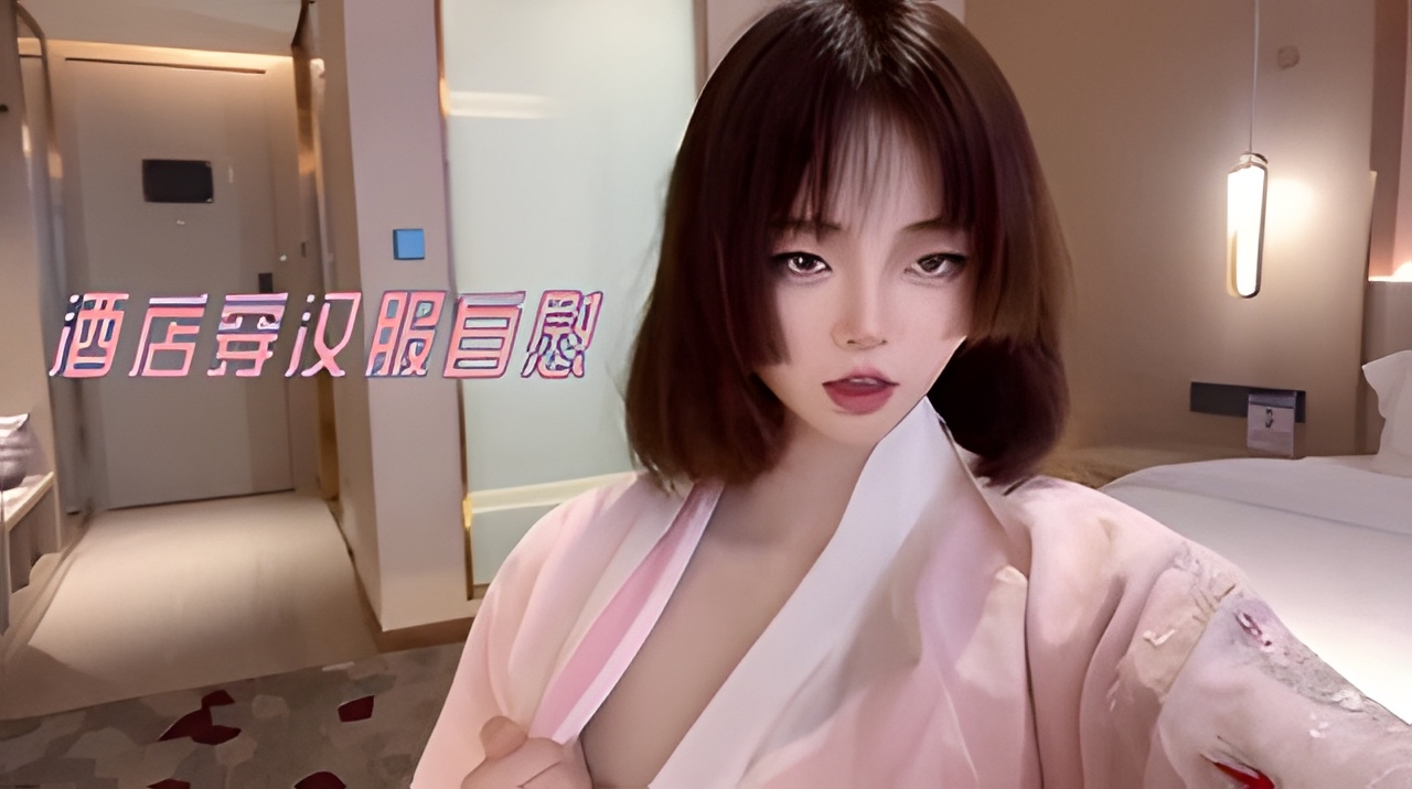 酒店穿汉服自慰